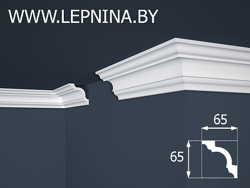 Плинтус потолочный E-25