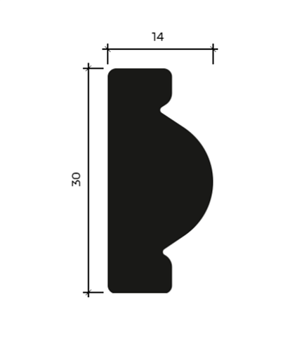 Молдинг U 6.51.414