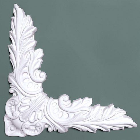 Декоративный угол к молдингу М10У4 накладной